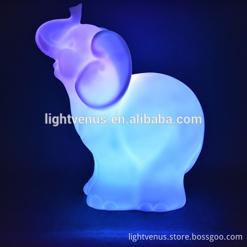 Lovely elephant Night Light Kids Colorful LED Night Light Table lamp Decoration lamp